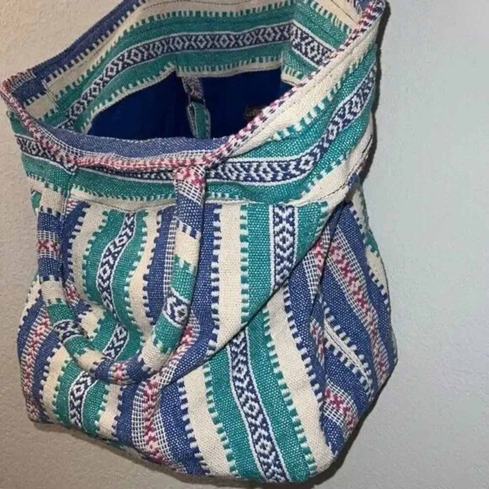 All'asta Tote Beach Vacation‎ Bohemian Bag EUC